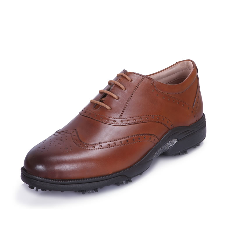 Brooks Full Tan Golf Shoe | East Star Shoes – ESS Shoes
